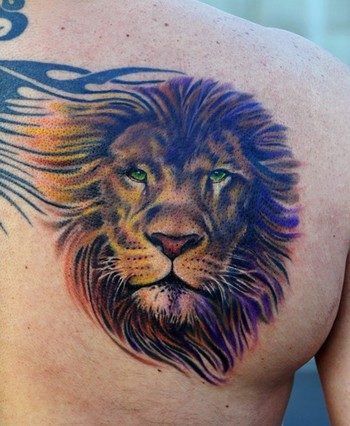 London - Realistic Lion Tattoo